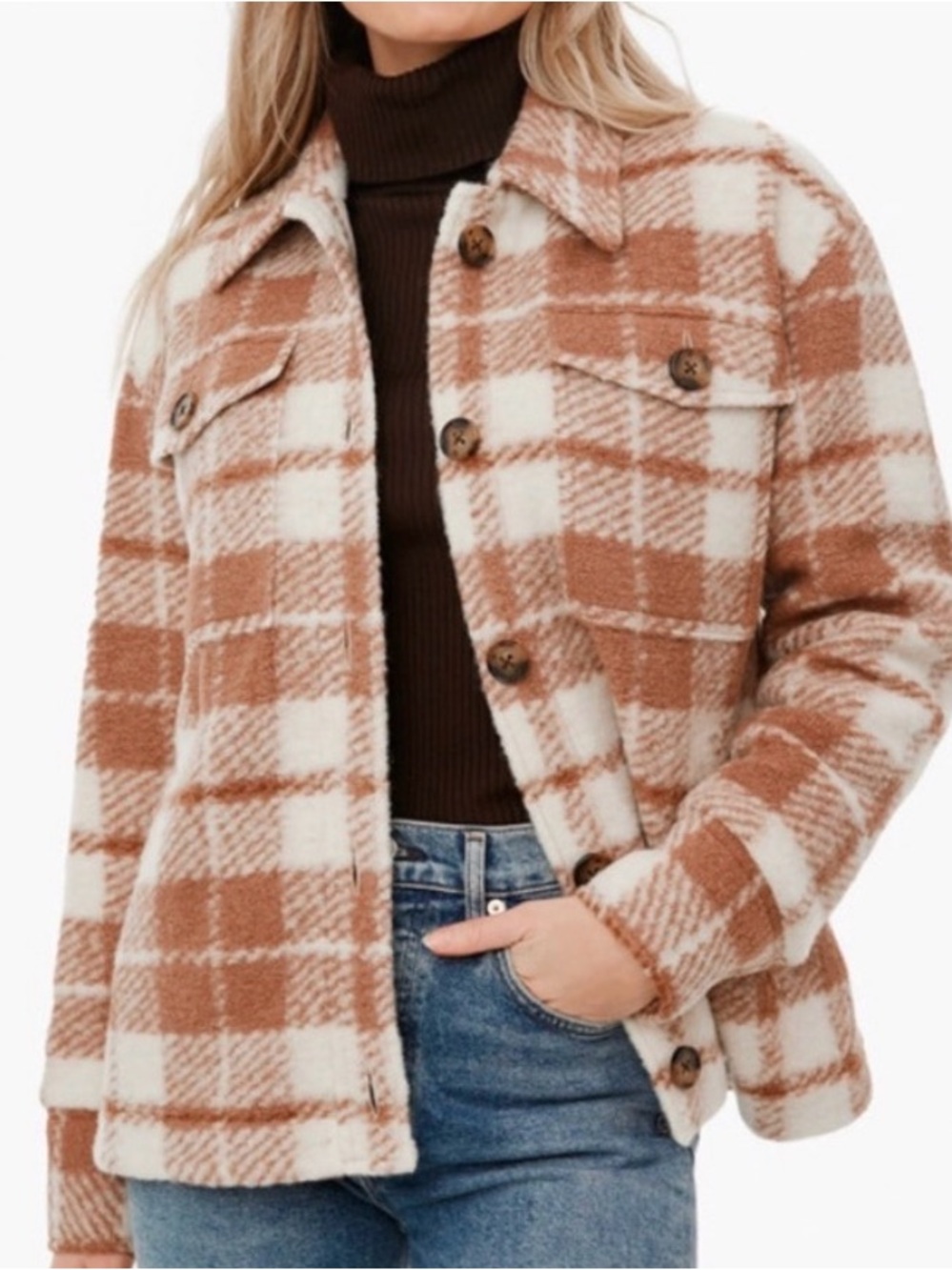 Faherty Collins Rose Plaid
Fieldstorm Blanket Shirt Jacket